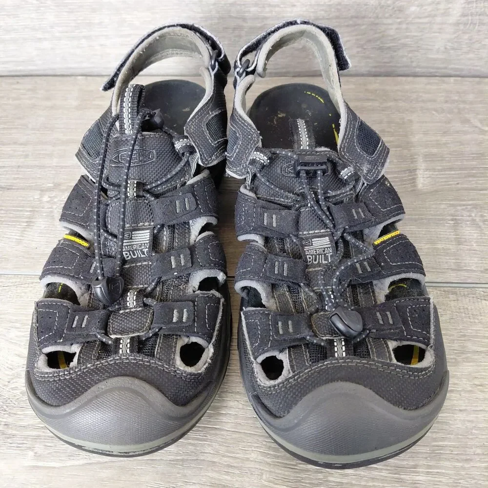 Keen Sandals Mens 9 Black Rialto H2 Waterproof Outdoor Hiking Fisherman Shoe USA keen-newport-h2-5.jpg?ssl=1 main image 3